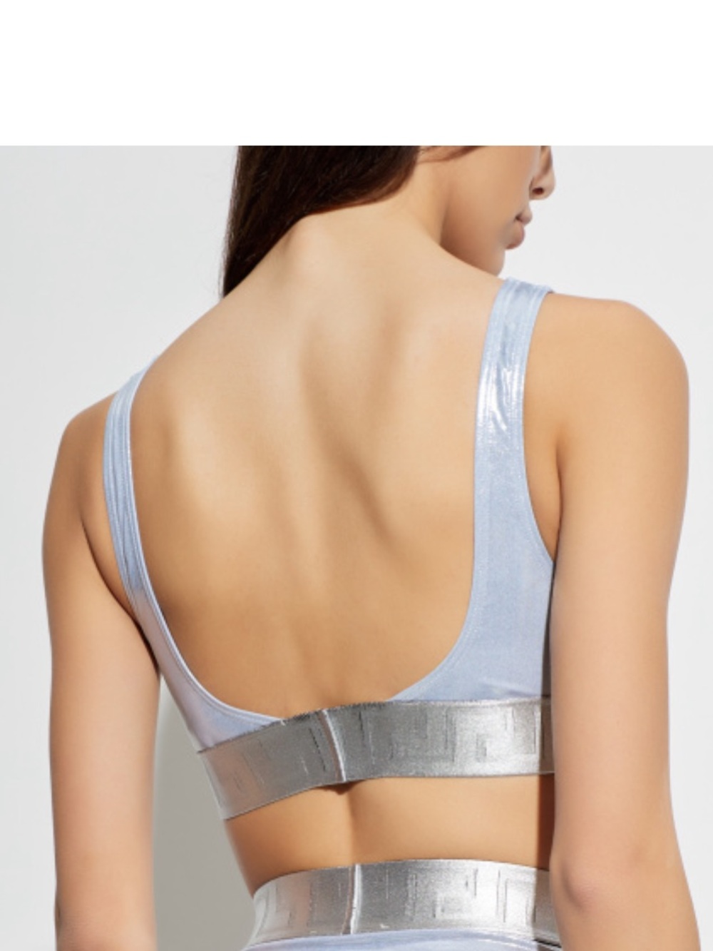 VERSACE Greca Medusa metallic hologram bikini top - Picture 3 of 4